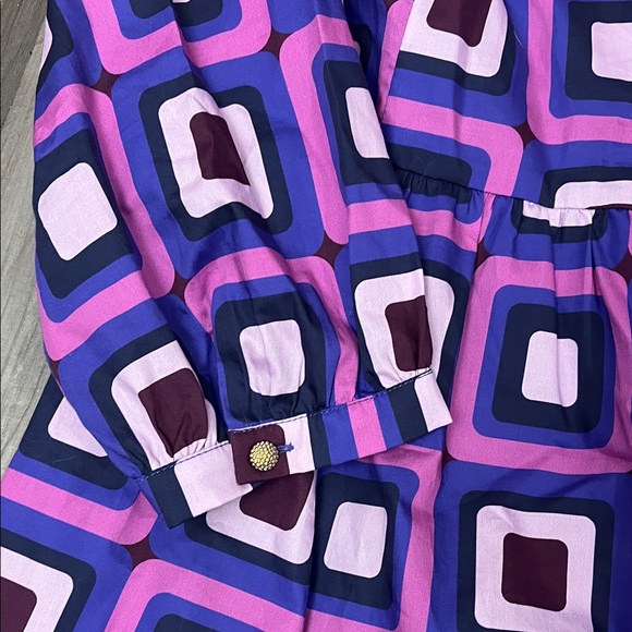 Tyler Boe Purple and Pink Geometric Dress - Picture 4 of 4